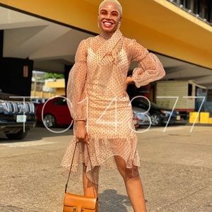 ZARA Polka Dot Tulle Dress